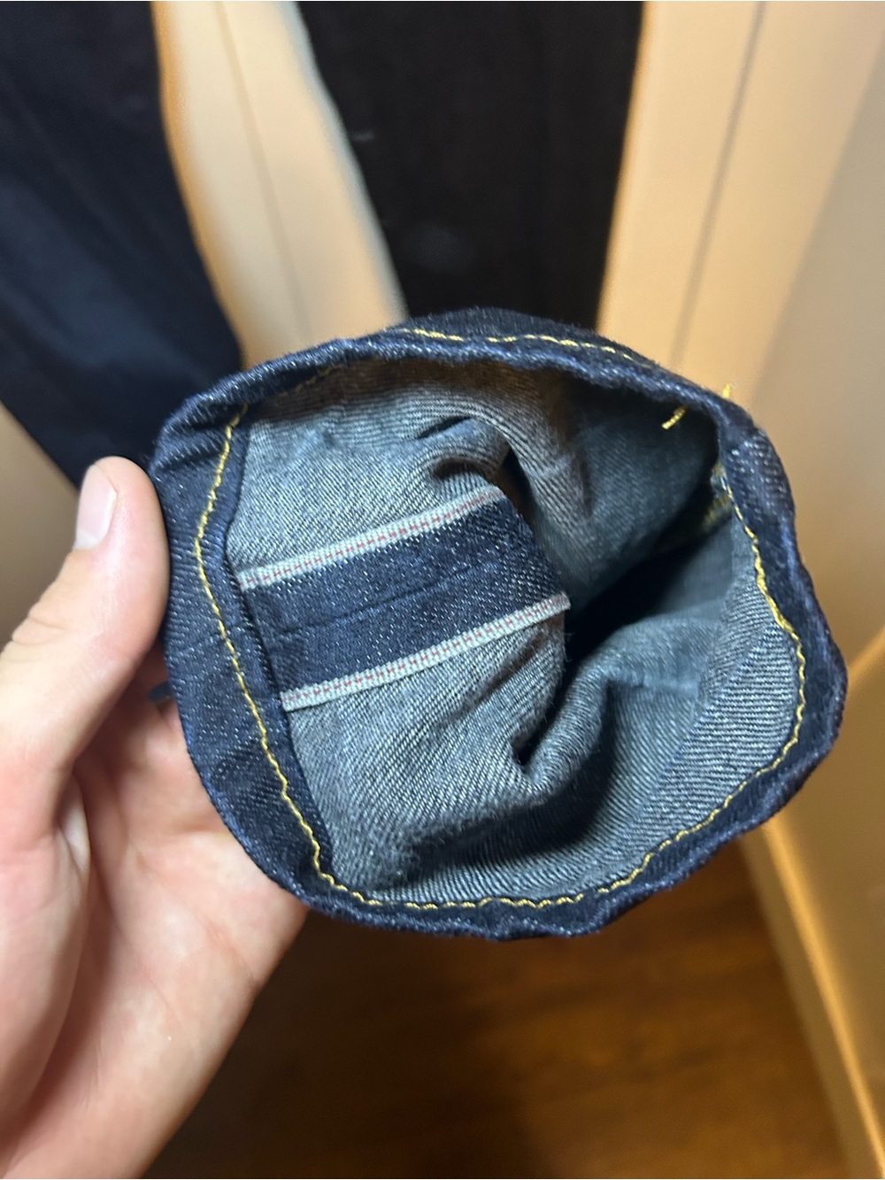 Naked & Famous Deep Indigo Stretch Selvedge Denim jeans - Picture 10 of 13
